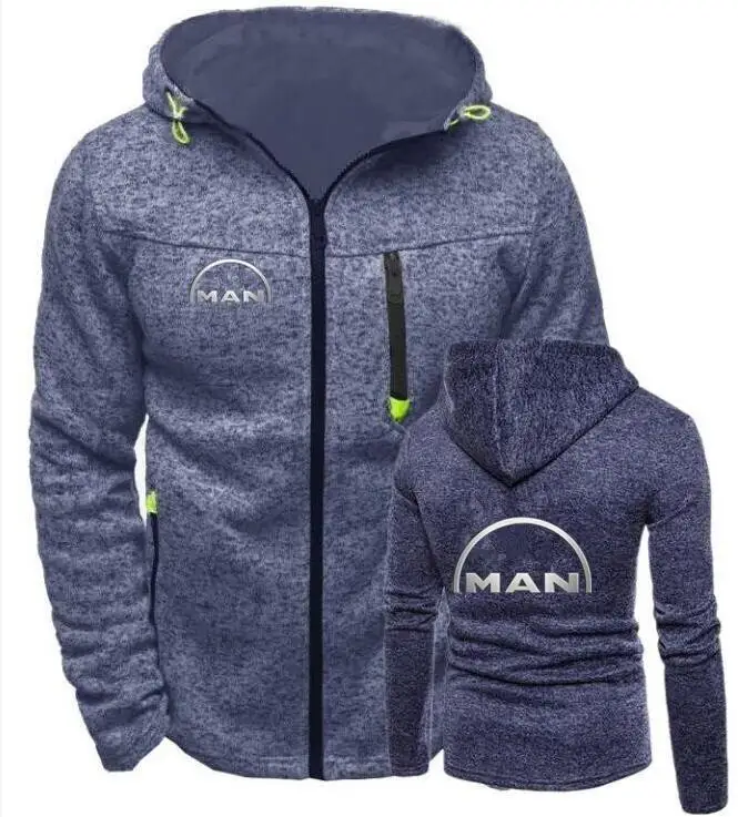 

2019 Brand Winter Hoodies For Men MAN Truck Car Brand Logo man Zipper Coat SCANIA Hoodies & Sweatshirts fleece Jacket