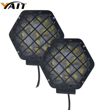 

Yait 2pack 5inch 48W Spot Hexagon LED Work Light Fog Light Waterproof Offroad Driving Led light for Jeep SUV Boat Truck ATV Car