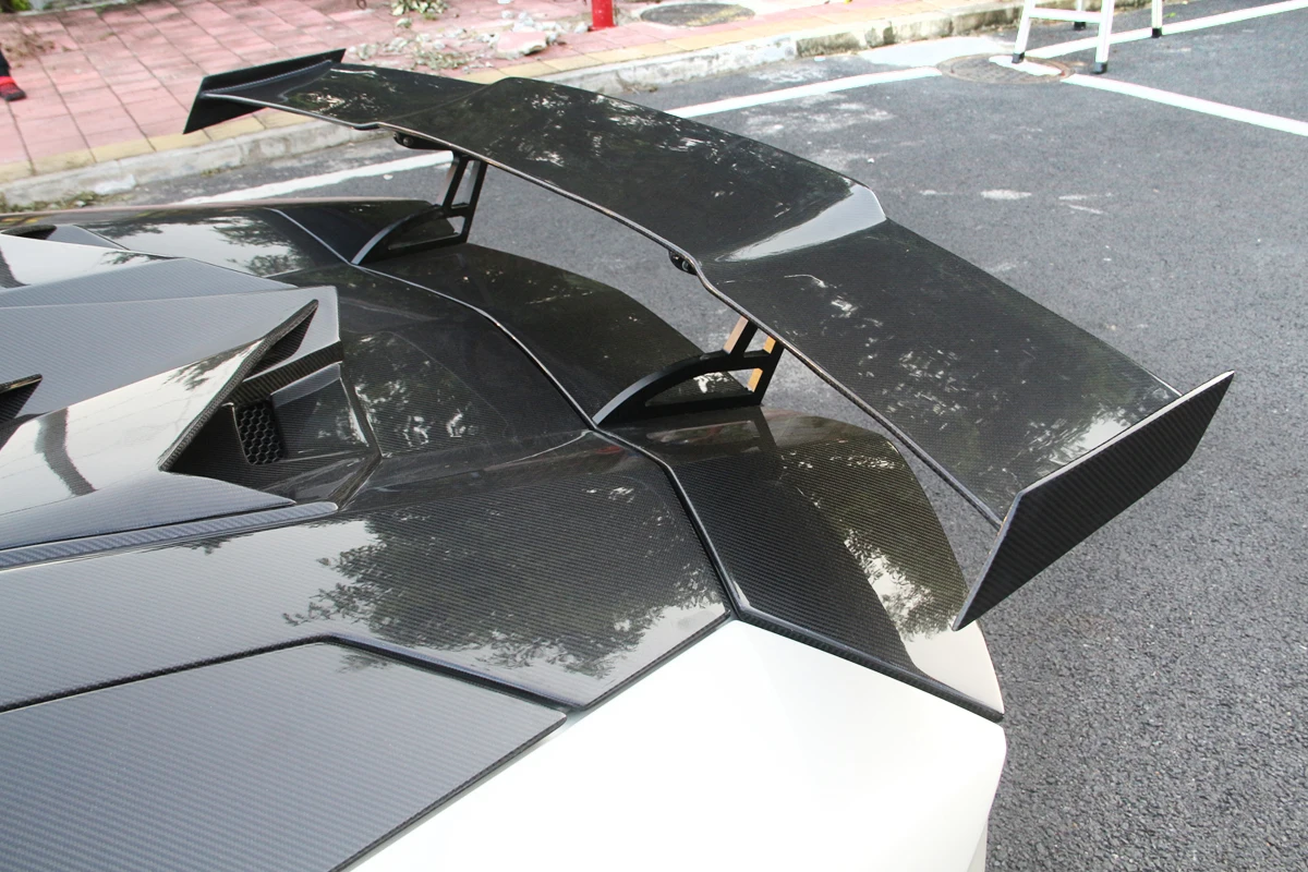 Спойлер заднего багажника из углеродного волокна для Lamborghini Aventador LP700 LP700-4 Roadster Pirelli 10-16
