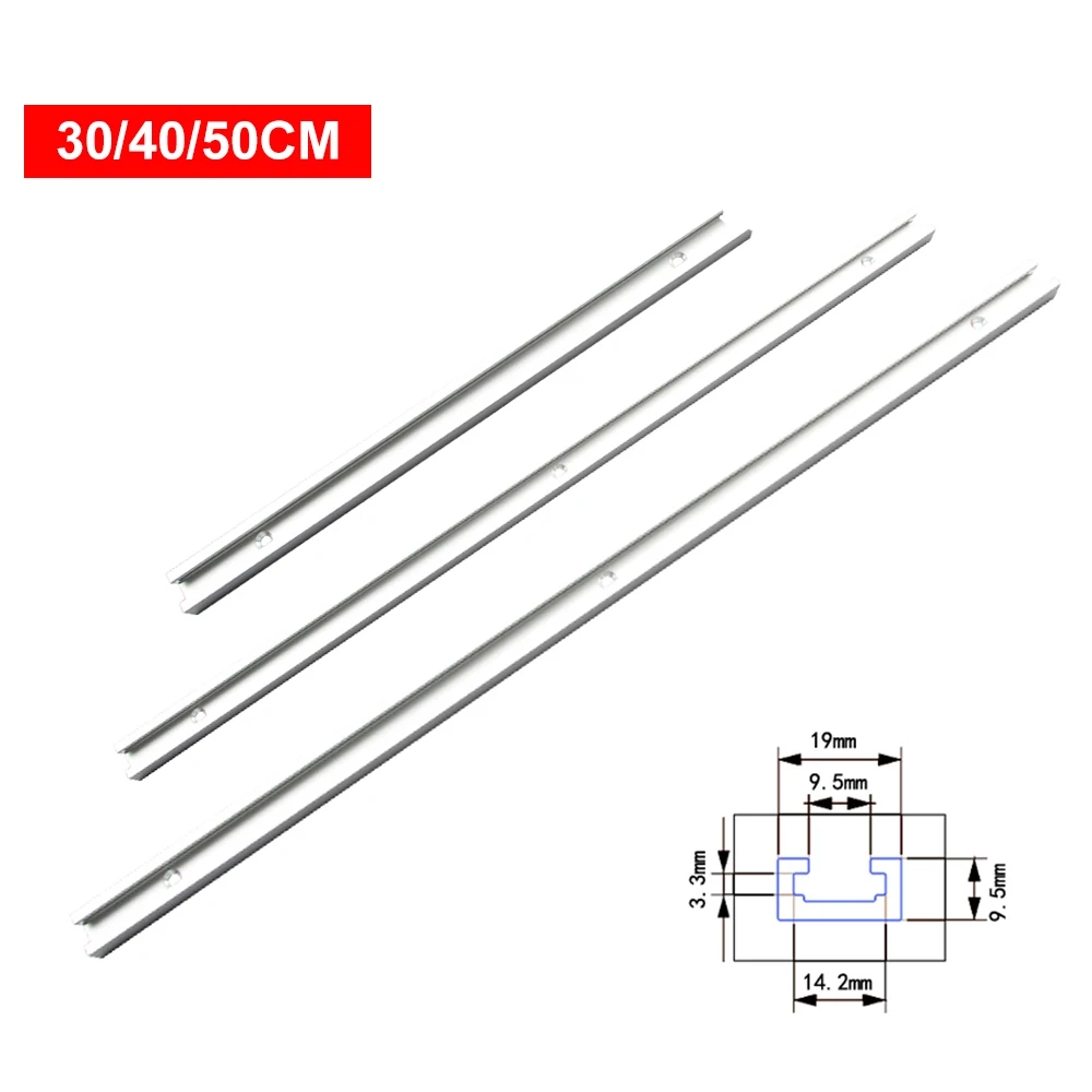 Miter Tool Bar Silver Hardware T Tracks Aluminum Alloy Limit Practical Woodworking Chute Modification