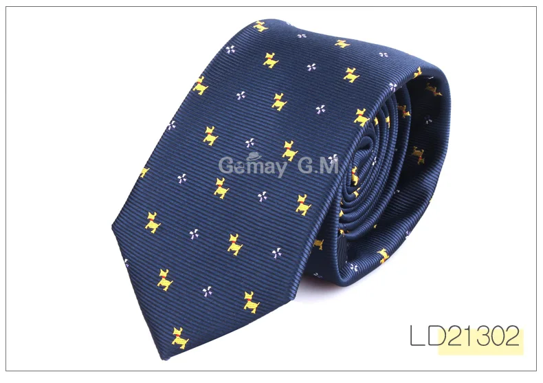 LD21302 Жаккардовый тканый галстук для мужчин, Свадебный деловой классический галстук, модный тонкий мужской галстук из полиэстера, галстук для костюма 6 см, ширина галстука - Цвет: LD21302