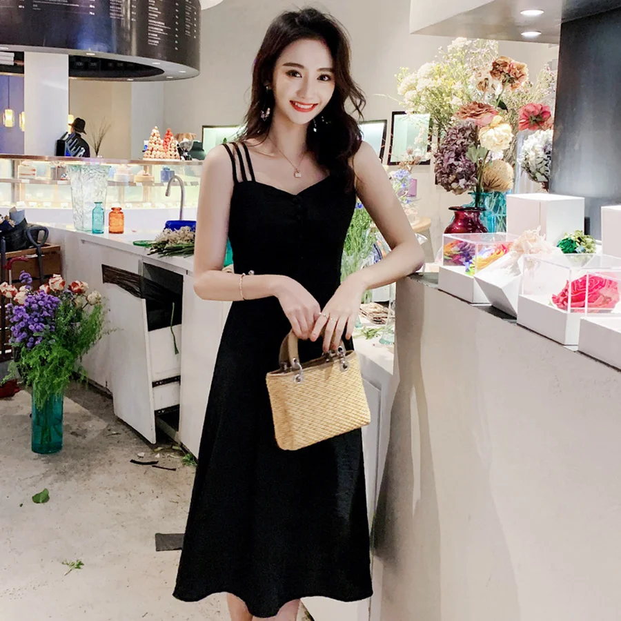 

Summer Vintage Black Club Off Shoulder Sundress Elegant Bodycon Women Party Vestidos 2019 Korean Plus Size Sexy Beach Midi Dress