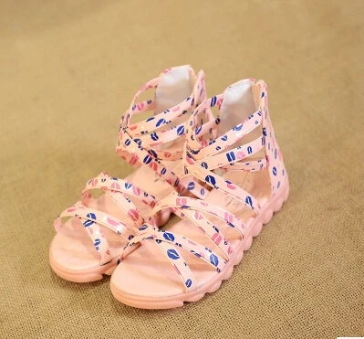 Г. Новые летние детские босоножки Туфли для принцессы обувь для девочек в римском стиле повседневная обувь детская обувь