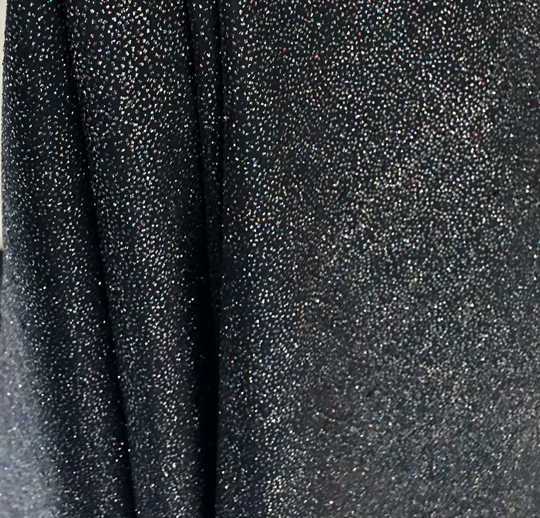 

100*150cm Bronzed Black Fabric Opaque Fabric for Performance Fahion Clothing