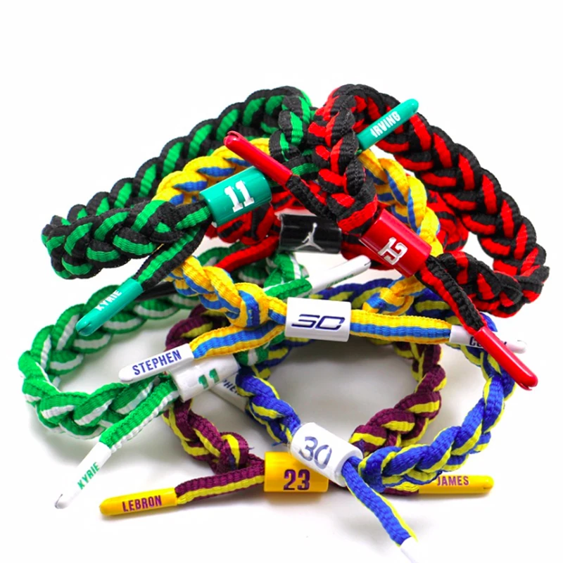 كرة سلة عالية الجودة الرياضة محبوك الإسورة سوار نسج معصمه كرة السلة فريق اليد حبل 15-22 سنتيمتر قابل للتعديل الجملة كرة سلة عالية الجودة الرياضة محبوك الإسورة سوار نسج معصمه كرة السلة فريق اليد حبل 15-22 سنتيمتر قابل للتعديل الجملة