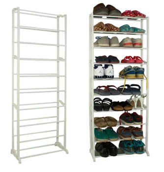 

0% Y170 High Quality Shoe Rack Shelf Bulk Wholesale Stainless Steel ABS 10 layers Foldable Easy Assemble Storage Hanger