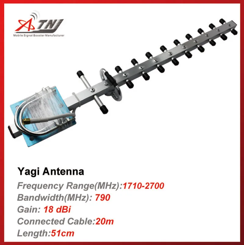 NEW arrival 18dBi outdoor yagi Antenna For DCS 3G 1700MHZ 2200MHZ Mobile Phone Signal Booster