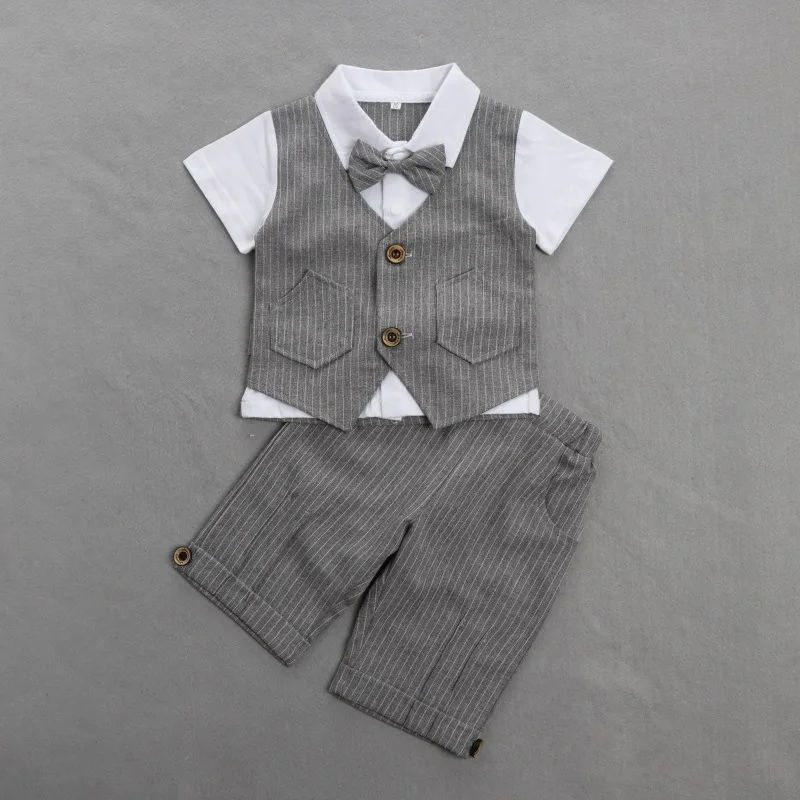 2Pcs Baby Boys Summer Clothing Sets Baby Casual Suit Newborn Clothes