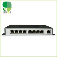 9 Порт 8 IEEE802.3af/AT коммутатор poe/адаптер для видеонаблюдения сетевой POE ip-камеры Системы 8x100 М бит Auto MDI