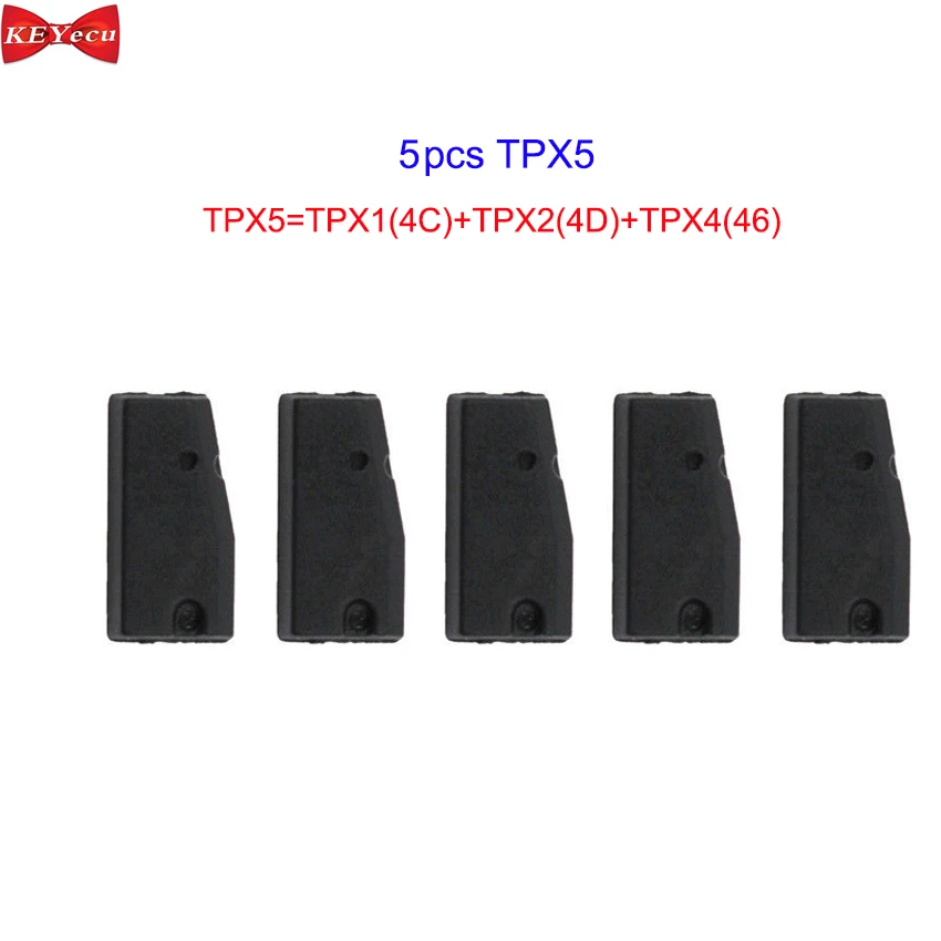 KEYECU 5 шт. JMA TPX5 Carben керамический транспондер чип = TPX1 (4C) + TPX2 (4D) TPX4 (46)|Ключ от авто| |