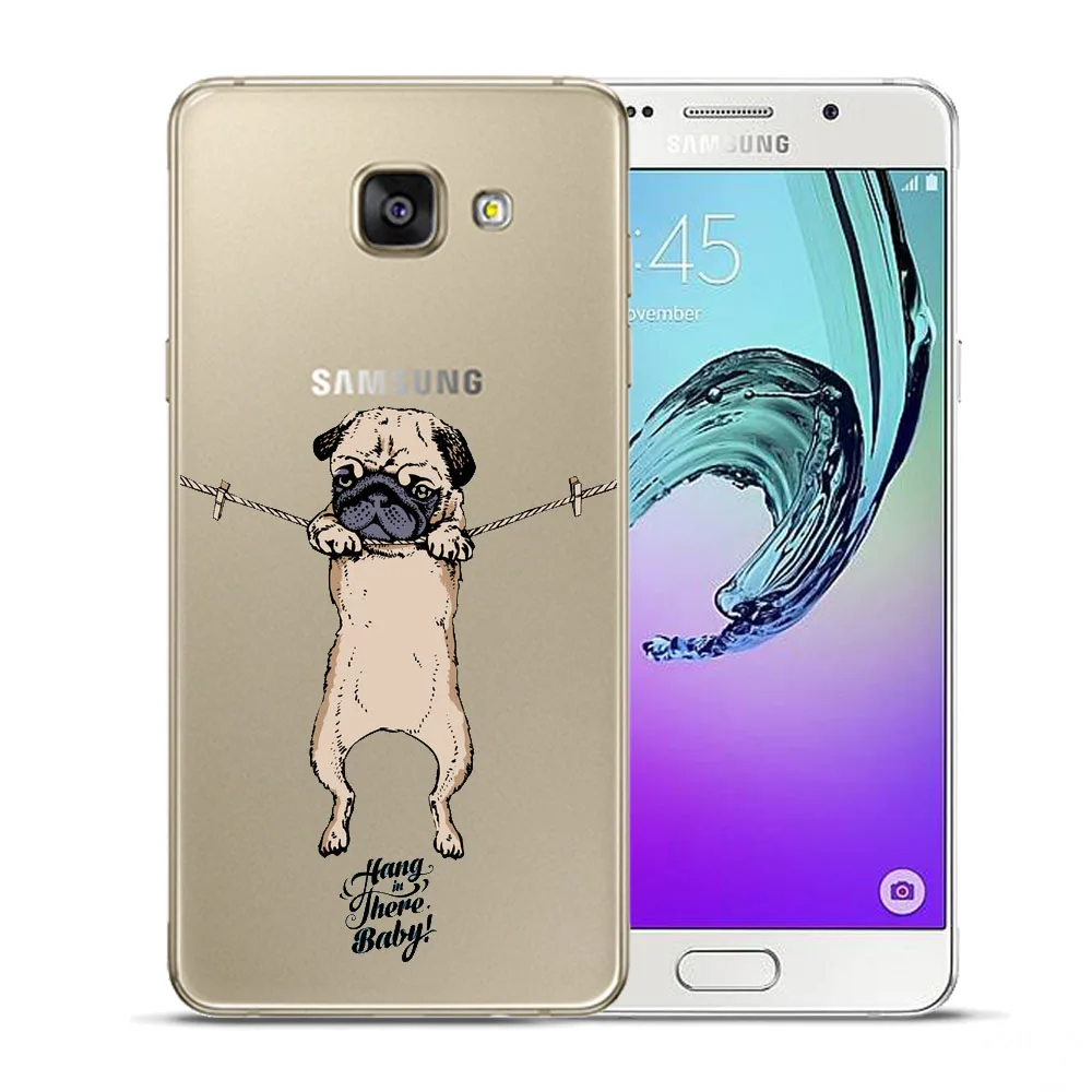 Прохладный корги мопса мягкий TPU чехол для Coque samsung Galaxy J3 J5 J7 J2 Prime A3 A5 A7 A8 плюс A7 чехол для телефона - Цвет: 8