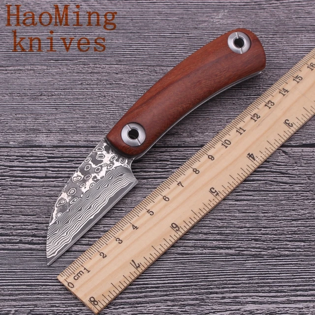 New Mini Damascus knives camping tactics pocket knife outdoor ...