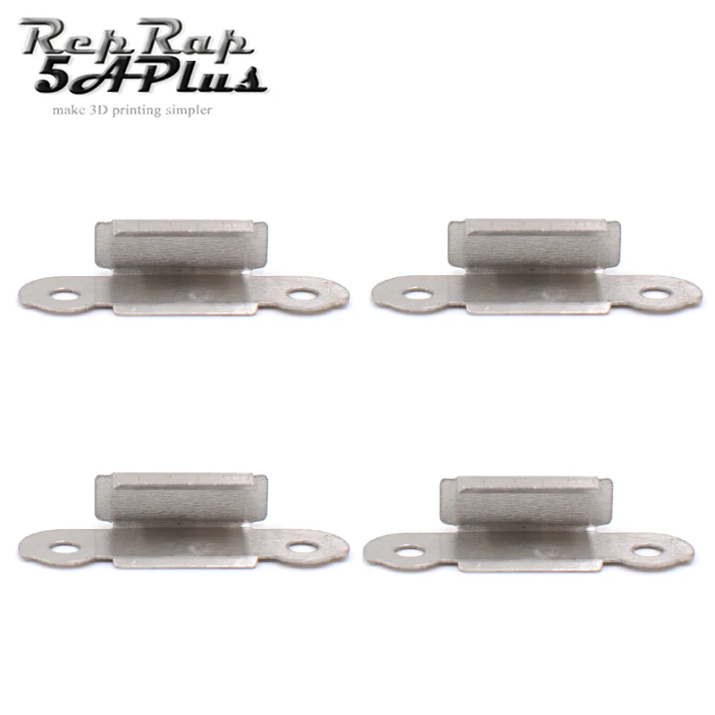 4 قطع الفولاذ المقاوم للصدأ ساخنة السرير كليب المشبك ل 3D طابعة بناء منصة الزجاج التوكيل