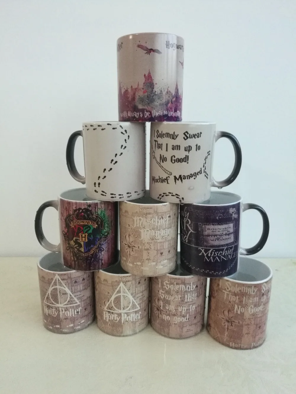 hogwarts Mugs marauders map mugs coffee 