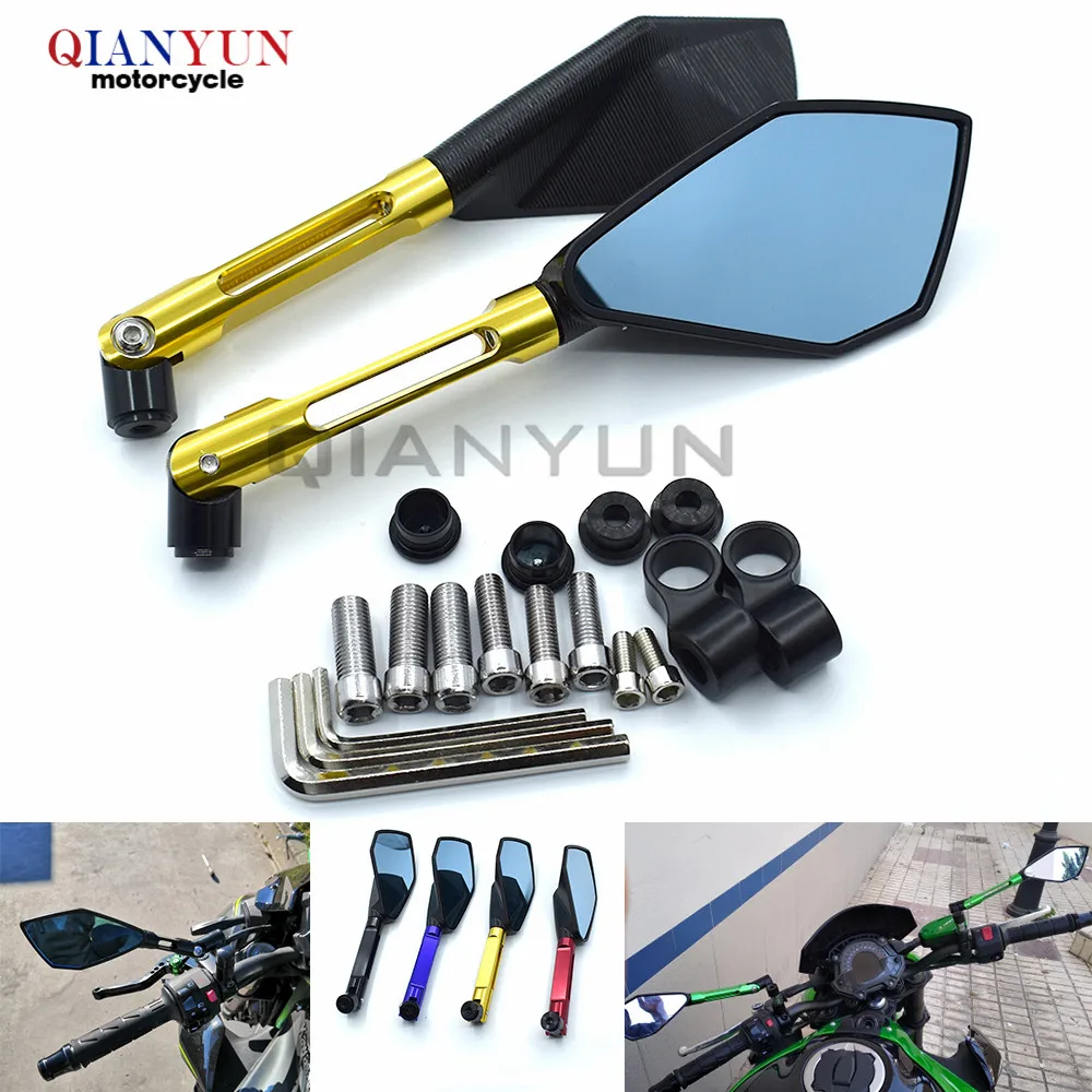 

Universal CNC Aluminum motorcycle rearview side mirror 8mm 10mm clear For suzuki GSF 1200S /BANDIT /SV650S /SV1000S