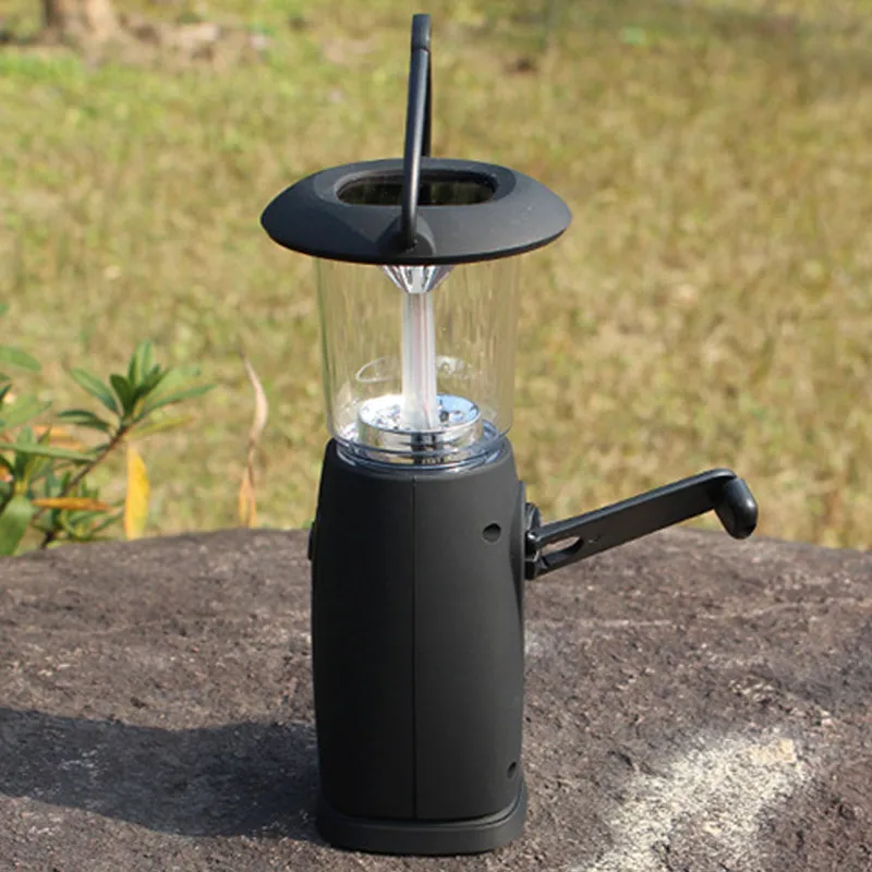 

Hot 6 LED Solar Hand-Up Crank Dynamo LED Light Lantern Lamp for Outdoor Camping Hunting Hiking Sailing MCK99