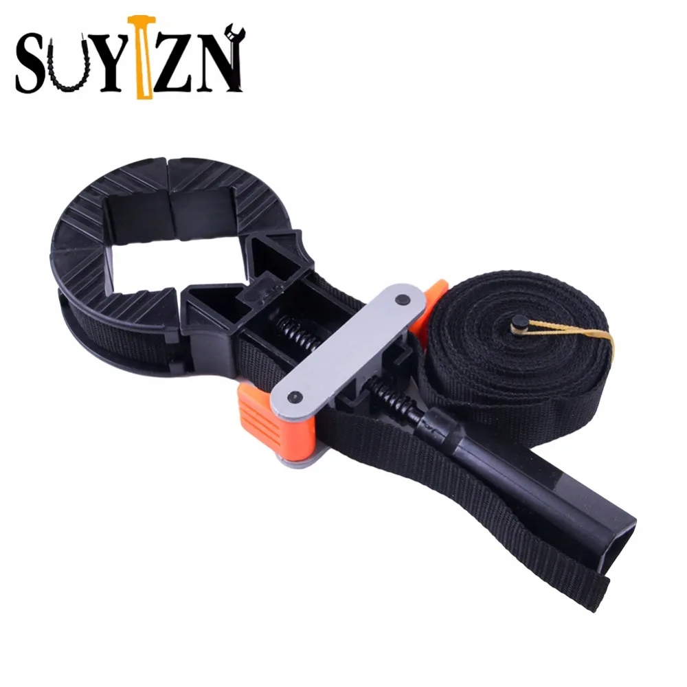 

Multi-Function clamps for woodworking tools Belt Clamp Polygons Angle Clip With 4M Long Belt And TPR Non Skip Handle ZK209