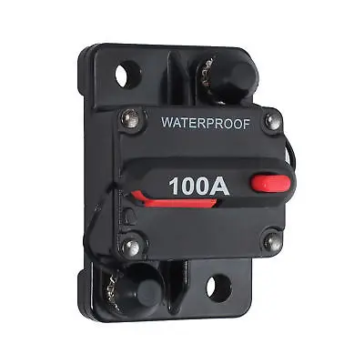 100A Ампер автоматический выключатель IP67 двойной Батарея 12V 24V Предохранитель