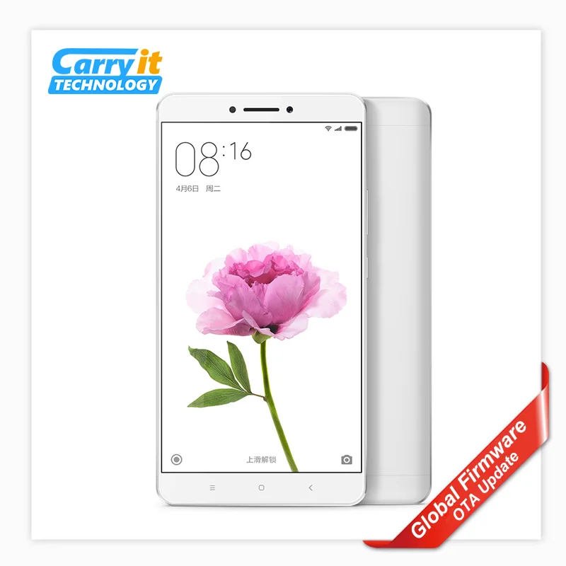 Original Xiaomi Mi MAX Prime 3GB 32GB Mobile Phone Android Global Firmware Snapdragon 650 Fingerprint 6.44" 4850mAh OTA