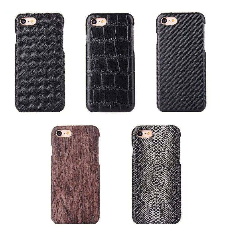 For iPhone7 / 7 Plus phone case for iphone6 carbon fiber iphone6Plus imitation leather pattern protective cover |
