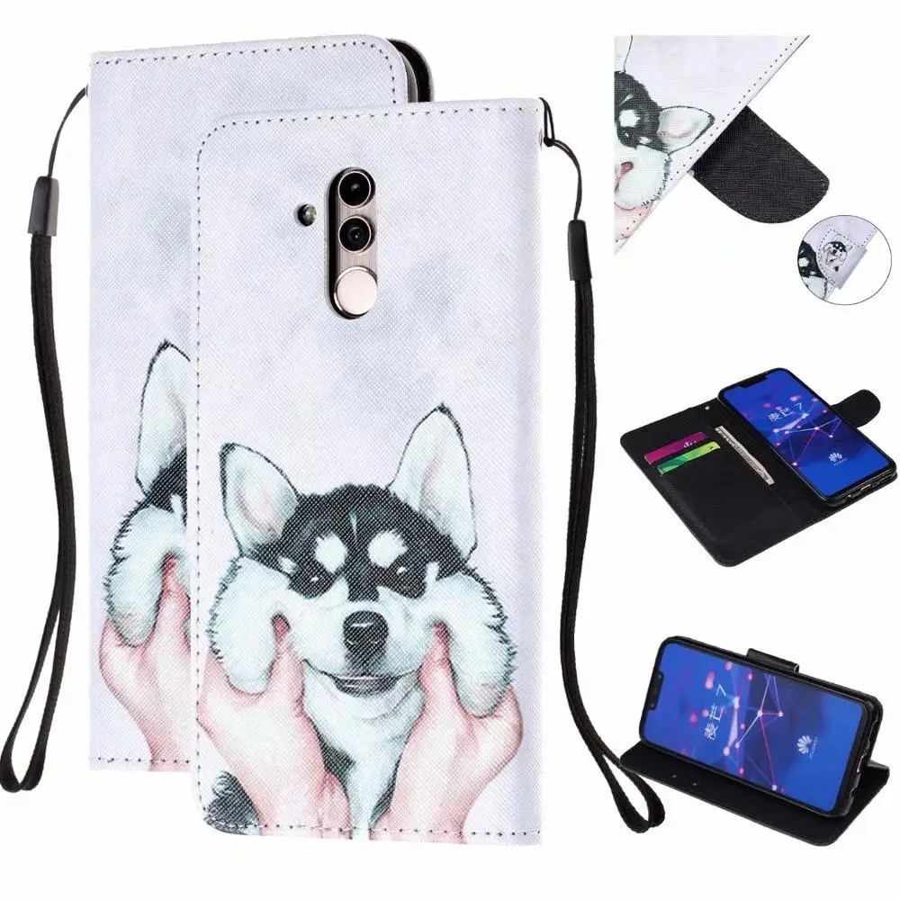 Bamboo Panda Patterned Flip Leather Wallet Case Cover sfor Huawei Mate 20 Lite Honor 8X 9 Mate 20 Pro Nova 4 Phone Coque Fundas  (2)