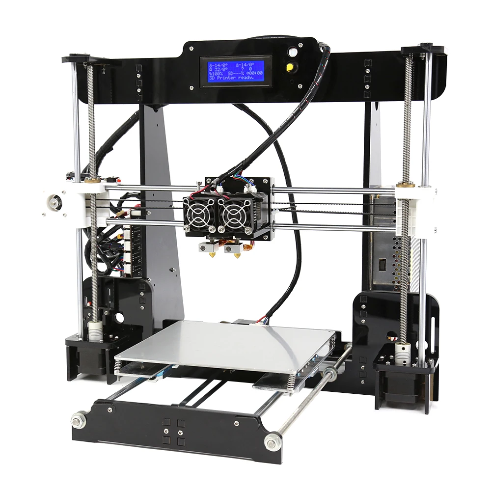 Дропшиппинг 3d принтер в Шэньчжэне Анет A8-M двойной экструдер 3d принтер с большим размером 220*220*240 мм DIY двухцветная печать