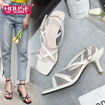

Flip Flops Roman Thin Heels High Heels Women Sandals Sexy Peep Toe Slingback Pumps Women Shoes Party Shoes Summer Shoes Woman
