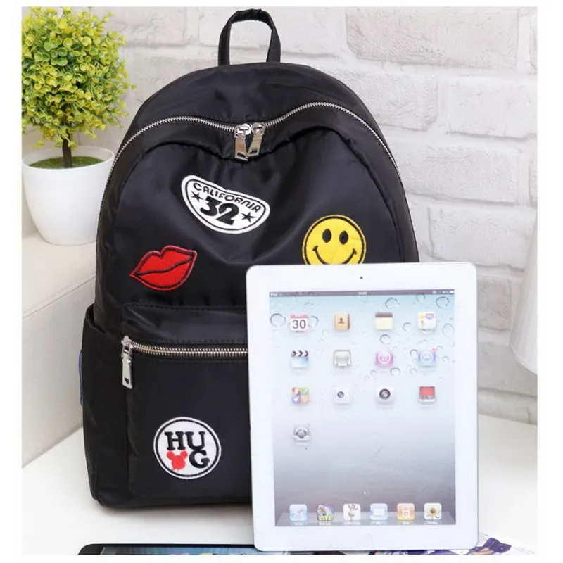 Леди нейлон Рюкзаки для подростка Обувь девочек Daypacks Для женщин модные рюкзаки
