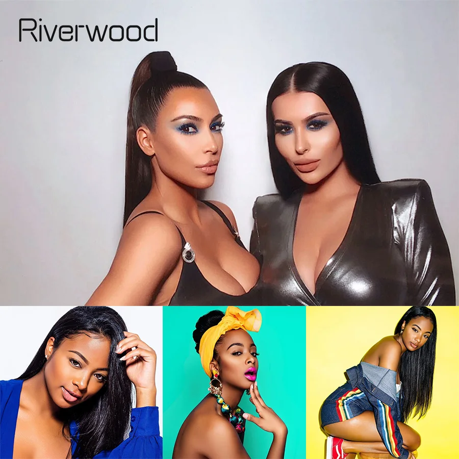 Riverwood Straight Hair 3 Bundles With Lace Closure Brazilian Human Hair Weave Bundles With 4*4 Closure Remy Hair Extension Riverwood Straight Hair 3 Bundles With Lace Closure Brazilian Human Hair Weave Bundles With 4*4 Closure Remy Hair Extension