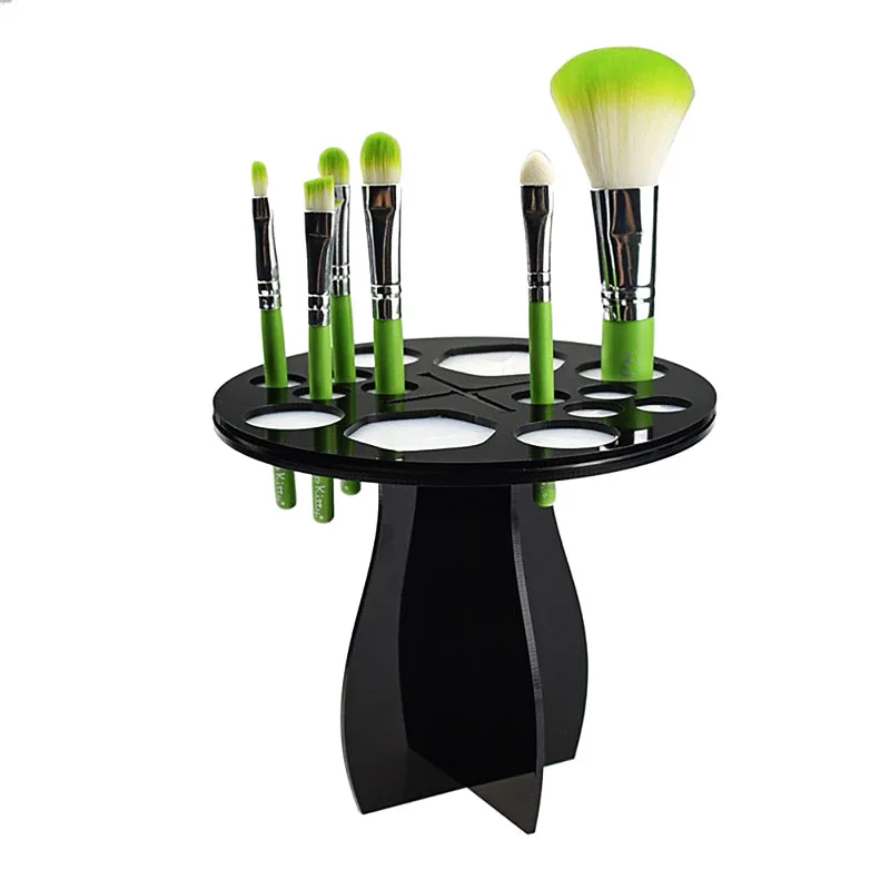 Makeup Eyeshadow Power Drying Brush Rack Organizer Holder DIY Acrylic