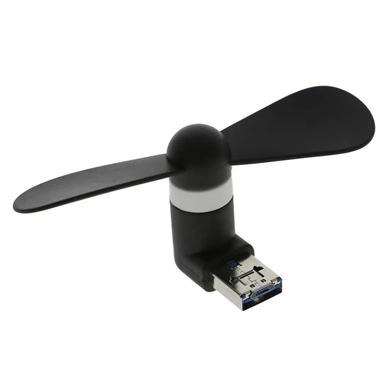 Micro USB Fan Mobile Phone Portable Mini Cooler For Android Phone power bank HQ