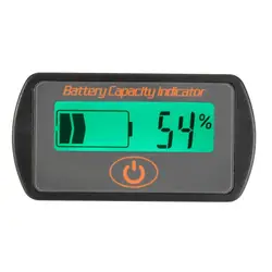 12 В 24 В свинцово-кислотная Батарея Ёмкость индикатор ЖК-дисплей Дисплей процент вольтметр Напряжение Батарея монитор