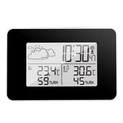 Multi-function Weather Clock Alarm Clock Indoor And Outdoor Температура влажность будильник с прогнозом погоды будильник часы с режимом включения по таймеру