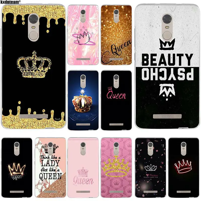 

Queen Crown King Princess Soft Transparent Cell Phone Cases Cover for Xiaomi Redmi Mi Note 4X 2 3 3S 4A 5 6 5S 5X 5A 6X Pro Plus