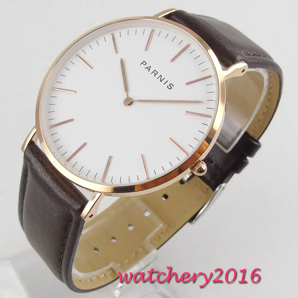 

Top Brand Luxury PARNIS Fashion White Dial Quartz Men Watches Casual Date Business Male Wristwatches Clock