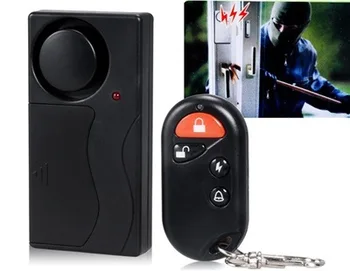 

Factory remote control vibration car alarm 8819 co sensor multi-function anti-theft doorbell day bell anti-theft