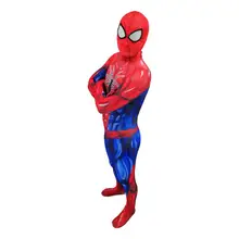 Маскарадный костюм Человека-паука для взрослых и детей PS4, спандекс, зентай, боди, комбинезоны, мужские костюмы Человека-паука на Хэллоуин