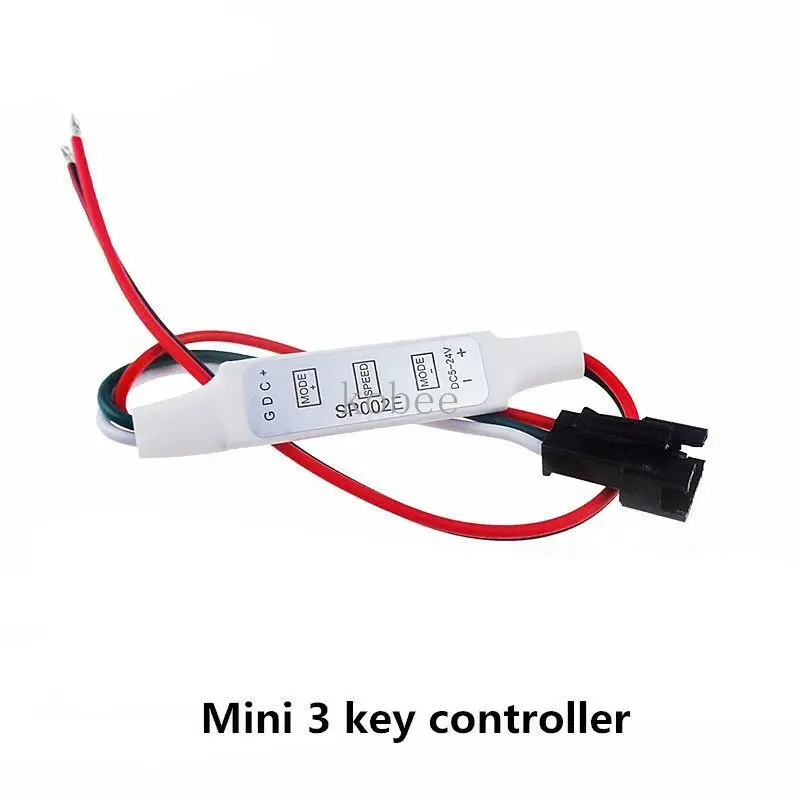 Мини 3key RF 14key 21key мини маленький светодиодный пиксельный светильник контроллер для WS2811 SK6812 WS2812B 6803 1903 с пультом дистанционного управления