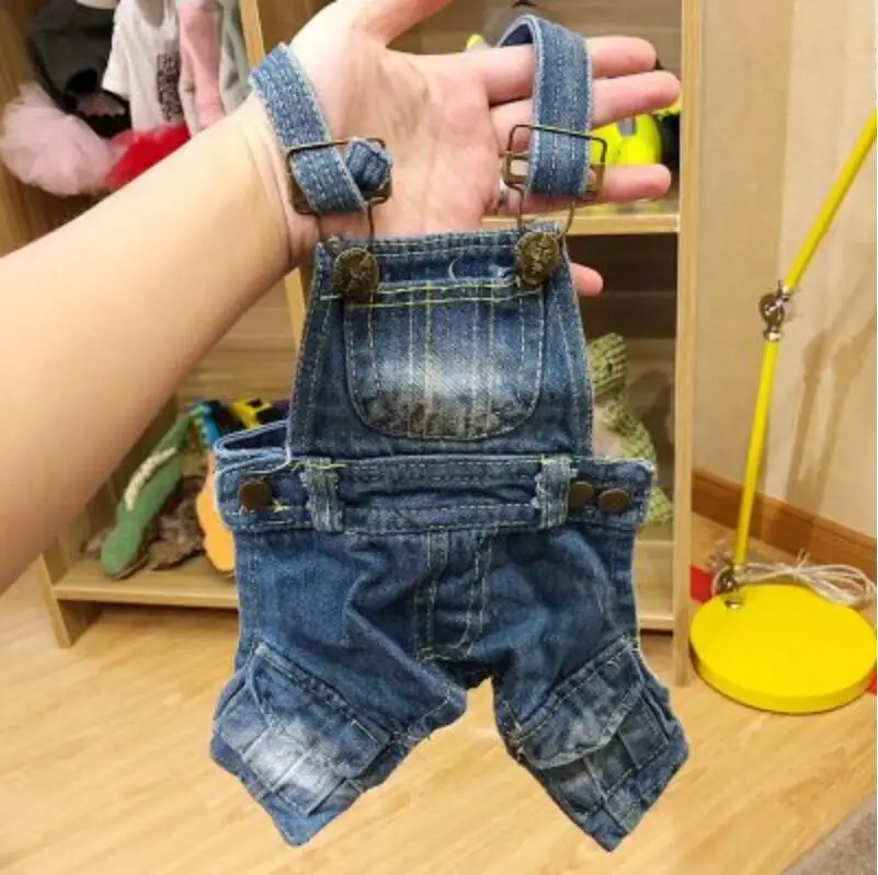 

NEW Denim Dog Overalls Jeans Pants Puppy Jumpsuit for Small Pet Quality Dog Clothes 2 Color XXS XS S M L