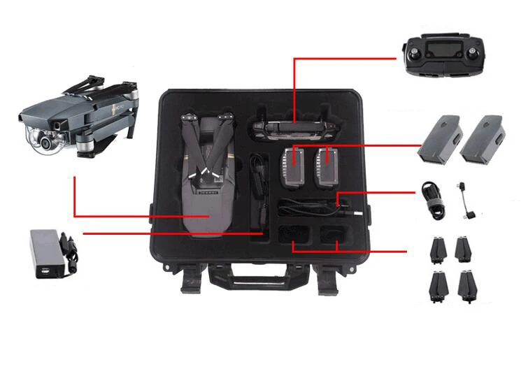 

New Arrival CASE BAG SUITCASE WATERPROOF for DJI MAVIC PRO RC DRONE RC QUADCOPTER