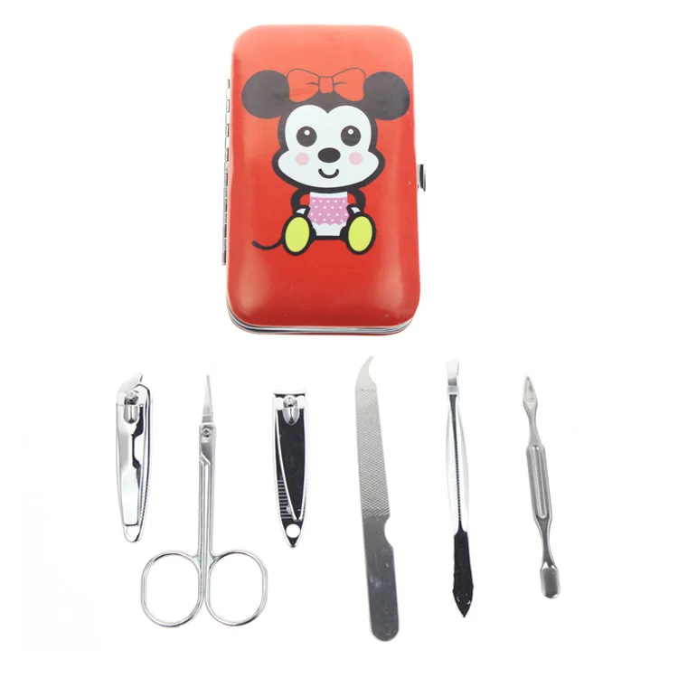 

6Pcs/Set AliExpress Fast Shipping Professional Manicura Manucure Salon Manicure Set Include 1Pcs Nail Scissor 2Pcs Nail Clipper