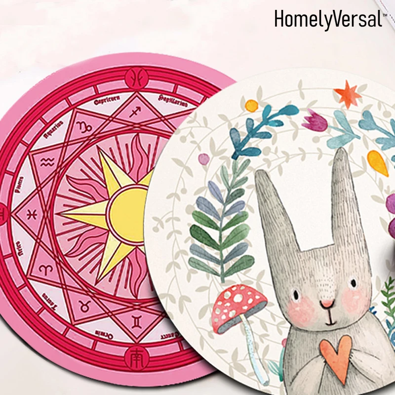 Принт с героями мультфильмов Kawaii новый дизайн творческий большой Мышь pad для