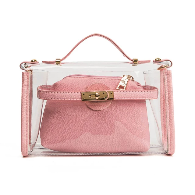 2017 High Quality Women Messenger Handbag Tassel Clutch Transpa 2017 High Quality Women Messenger Handbag Tassel Clutch Transpa Clear Bag Plastic Leather Day Evening