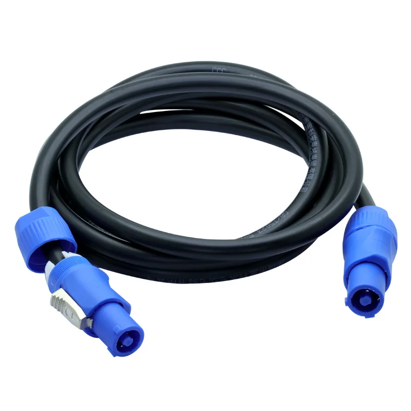 1,5 м силовой кабель-удлинитель AC штекер питания штекер-Штекер кабель Powercon вход/выход RVVP 2,5 мм квадратный 20А/250 В для усилителя освещения