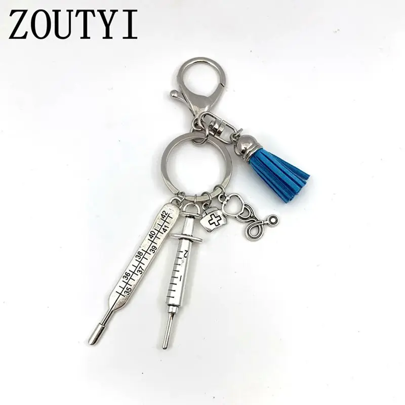 ZOUTYI 2019/Новая медицинская коробка медсестры брелок шприцевые иглы стетоскоп
