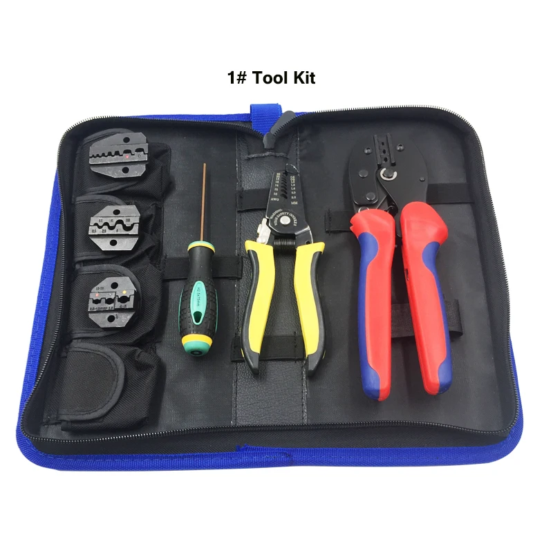 Crimping Tools Kit Multitool Engineering Ratchet Terminal crimping pliers+Screwdriver+Wire Stripper hand tools set Crimper Tool