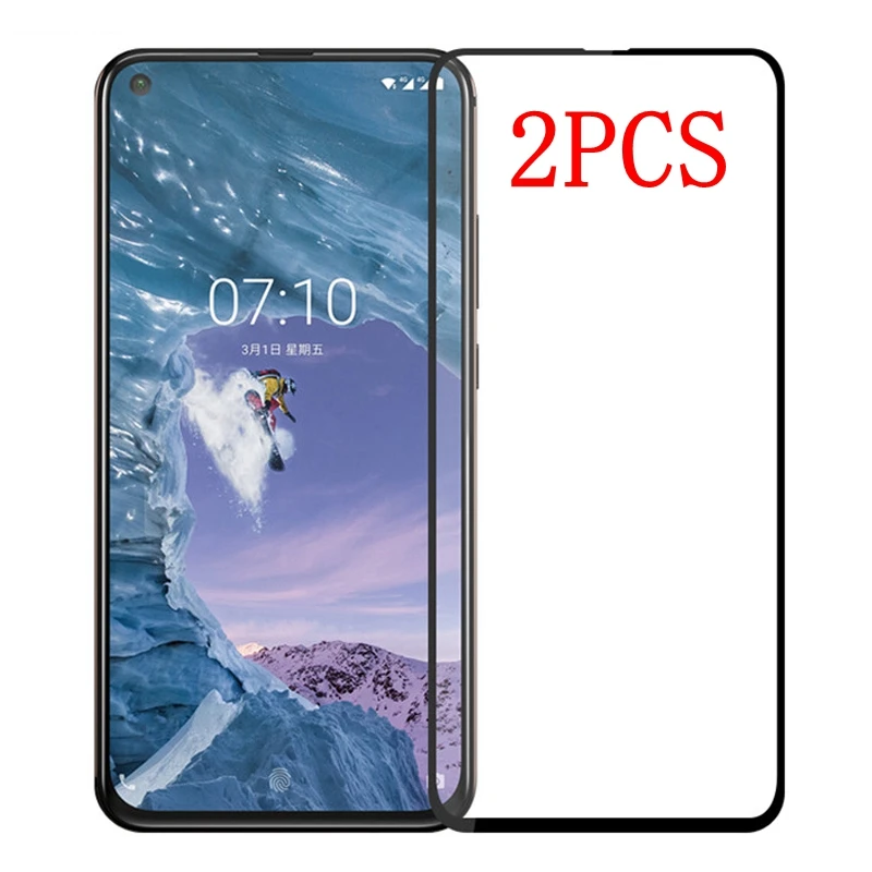 2 шт Полное покрытие закаленное стекло для Nokia X71 TA-1172 Защитная пленка | Мобильные