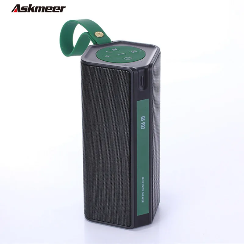 Askmeer GS903 уличная портативная бас Bluetooth Колонка 3D стерео сабвуфер