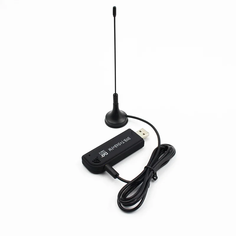 Digital USB 2.0 TV Stick FM DAB DVB-T RTL2832U R820T SDR DAB FM HDTV TV Tuner Receiver Stick IR Remote with Antenna (5)