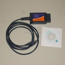 V1.5/V2.1 USB ELM327 автомобильный диагностический Интерфейс USB кабель OBD/читатель Кода OBDII 20 шт./лот